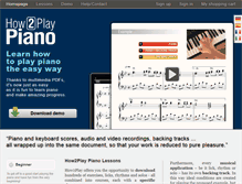 Tablet Screenshot of how2play-piano.com